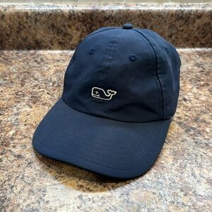 Navy Vineyard Vines Cap with Velcro Closure